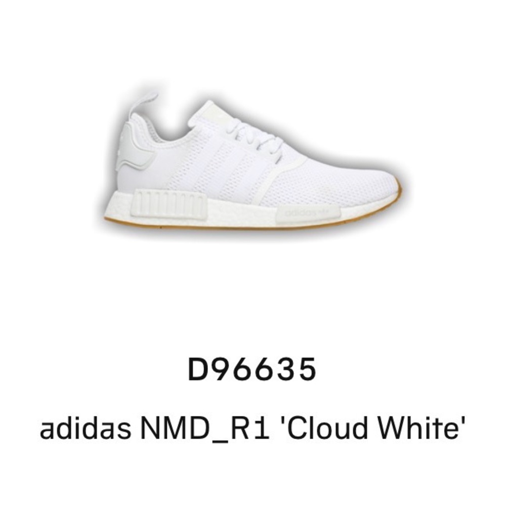 adidas NMD_R1 Cloud White Casual Sneakers